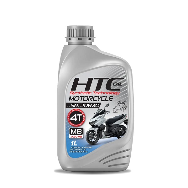 روغن موتور اچ تی سی HTC مدل 4T SN JASO MB حجم 1 لیتر (10W-40)