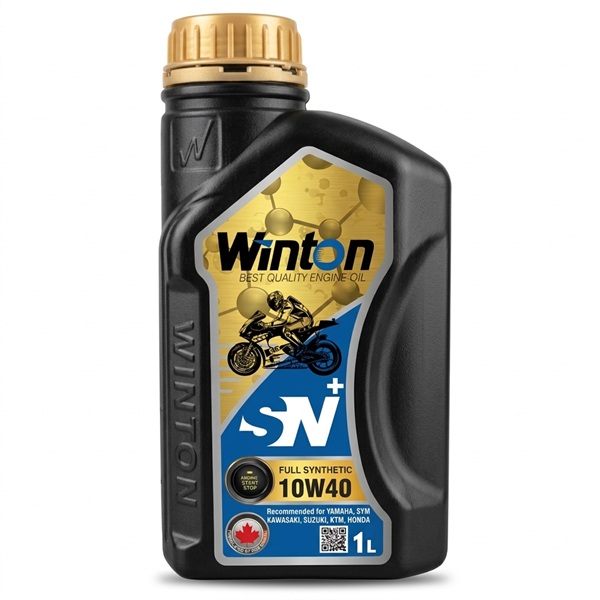 روغن موتور وینتون مدل SN+ JASO MA2 حجم 1 لیتر (10w-40)
