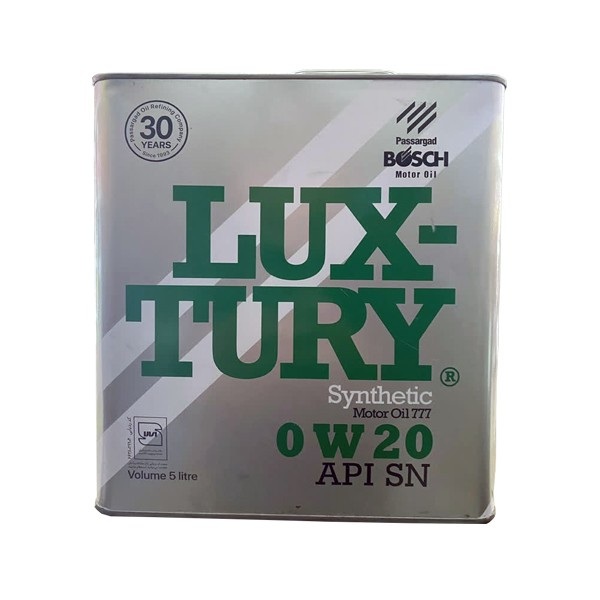 روغن موتور بوش مدل لاکچری SN + حجم 5 لیتر (0w-20)